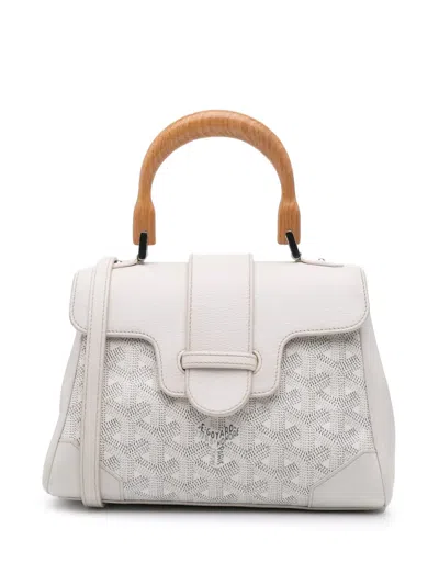 GOYARD 2018 MINI GOYARDINE SAIGON SOUPLE SATCHEL