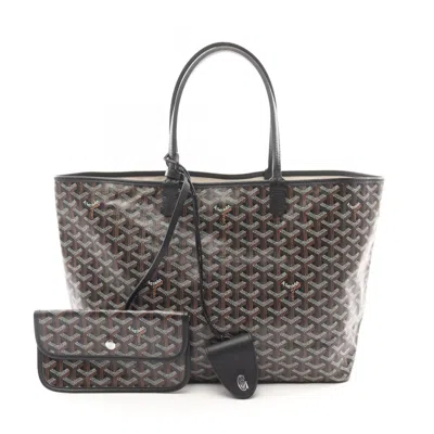 GOYARD COATED CANVAS LEATHER TOTE BAG (PRE-OWNED)
