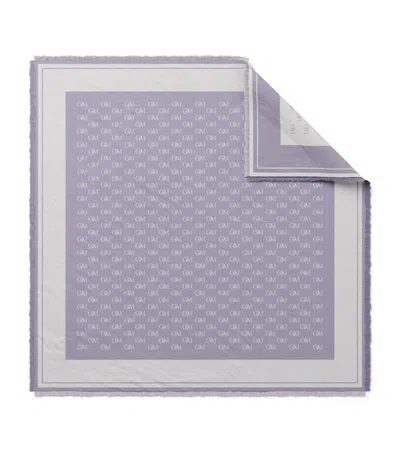 GRACE DE MONACO SILK THE MONOGRAM SCARF