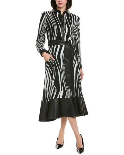 GRACIA ZEBRA STRIPE A-LINE DRESS