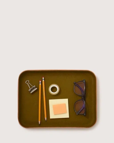 GRAF & LANTZ GRAF LANTZ KAWABON LEATHER/MERINO WOOL LARGE TRAY