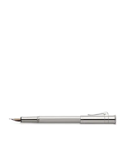 GRAF VON FABER-CASTELL PLATINUM-PLATED CLASSIC FOUNTAIN PEN