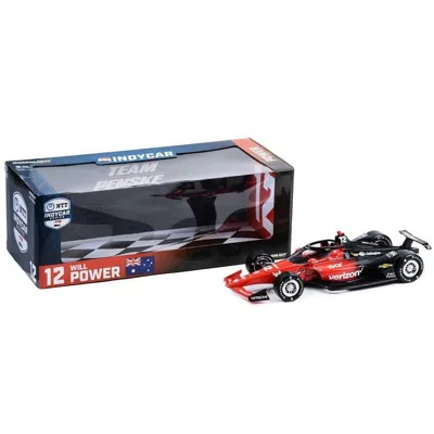 GREENLIGHT DALLARA INDYCAR NO.12 WILL POWER VERIZON TEAM PENSKE NTT INDYCAR SERIES 2023 1-18 DIECAST MODEL CAR
