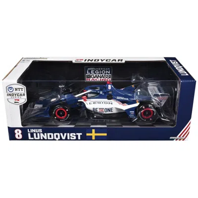 GREENLIGHT DALLARA INDYCAR NO.8 LINUS LUNDQVIST THE AMERICAN LEGION CHIP GANASSI RACING ROAD COURSE CONFIGURATI