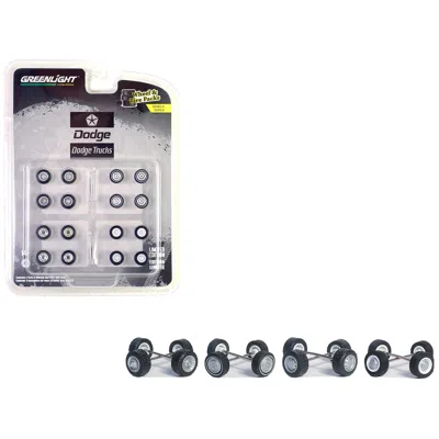 GREENLIGHT FIRST GENERATION 1981-1993 DODGE MULTIPACK WHEEL & TIRE PACKS SERIES 8 1-64 SCALE TRUCKS WHEELS & TI