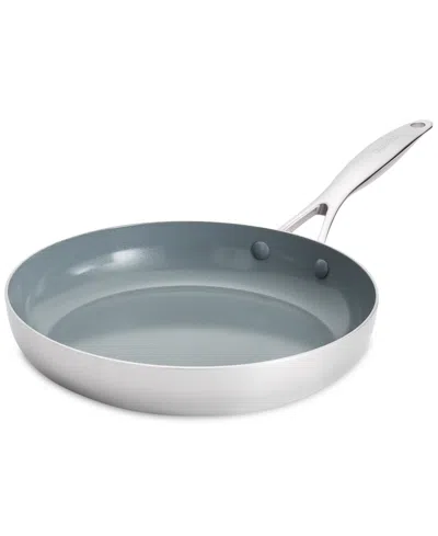 GREENPAN VALENCIA PRO STAINLESS STEEL 12" OPEN FRYPAN