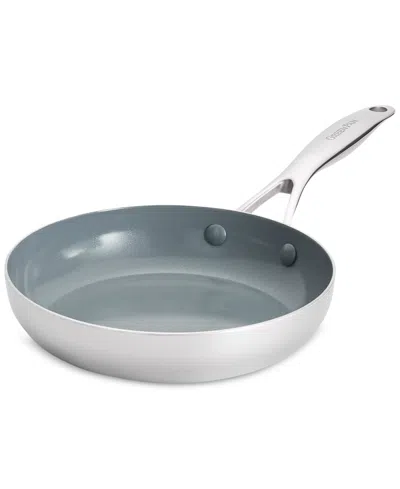 GREENPAN VALENCIA PRO STAINLESS STEEL 8" OPEN FRYPAN