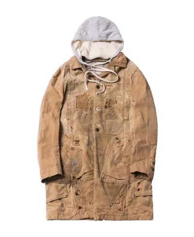 GREG LAUREN CASUAL JACKET WITH IMITATION EFFECT