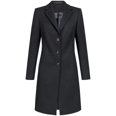 GREIFF GREIFF CORPORATE WEAR OUTDOOR DAMEN MANTEL REGULAR FIT SCHWARZ