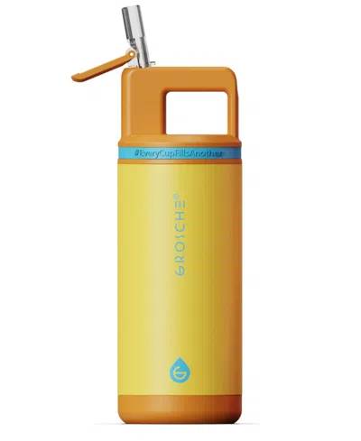GROSCHE ALPINE FLIP 'N SIP 16 OZ. KIDS INSULATED WATER BOTTLE WITH STRAW