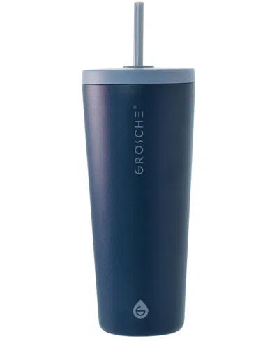 GROSCHE JASPER 23 OZ. INSULATED TUMBLER WITH STRAW