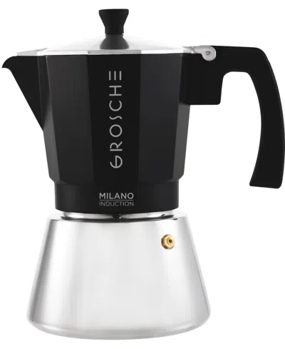 GROSCHE MILANO INDUCTION STOVETOP 9 CUP ESPRESSO MAKER MOKA POT