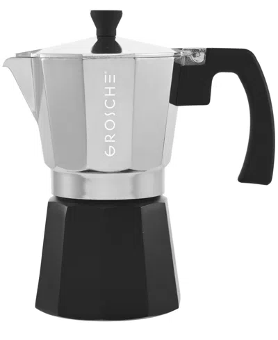 GROSCHE MILANO TUXEDO STOVETOP 3 CUP ESPRESSO MAKER MOKA POT