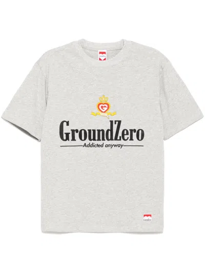 GROUND ZERO LOGO PRINT T-SHIRT
