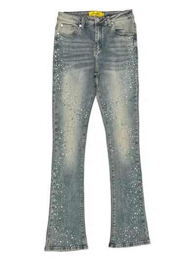 GUAPI PEARL-EMBELLISHED JEANS