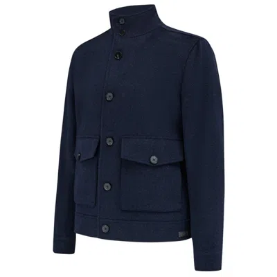 GUARDS LONDON MEN'S BLUE DALTON HARRINGTON - NAVY