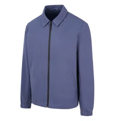 GUARDS LONDON MEN'S MARTELLOZ ZIP COACH JACKET - BLUE