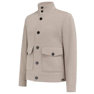 GUARDS LONDON MEN'S NEUTRALS DALTON HARRINGTON - OATMEAL