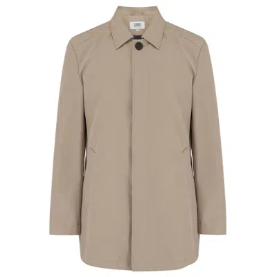 GUARDS LONDON MEN'S NEUTRALS WENTWORTH TRAVEL RAINCOAT - STONE