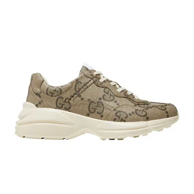 GUCCI GUCCI 100 RHYTON SNEAKER 'BEIGE MONOGRAM'