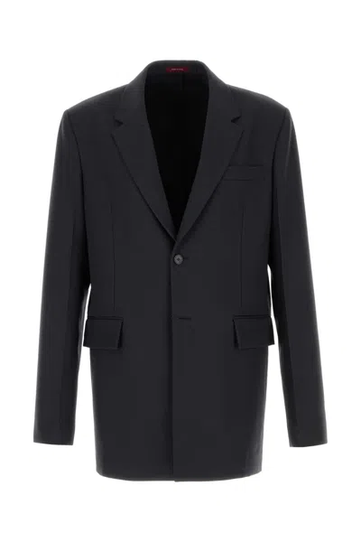 GUCCI GUCCI GRAPHITE TWILL BLAZER