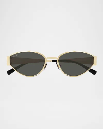GUCCI SUNGLASS METAL SUNGLASSES