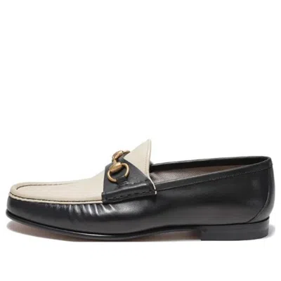 GUCCI Gucci 1953 Horsebit Loafers 'Black Off White'