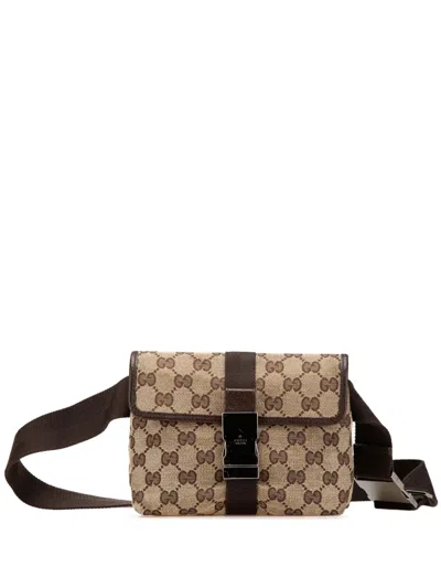 GUCCI 2000-2015 GG CANVAS BELT BAG