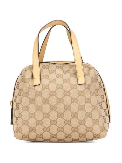 GUCCI 2000-2015 GG CANVAS HANDBAG