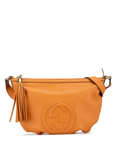 GUCCI 2000-2015 LEATHER SOHO CROSSBODY BAG