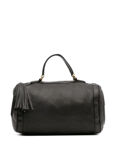 GUCCI 2016-2025 MEDIUM PEBBLED CALFSKIN SOHO BOSTON BAG