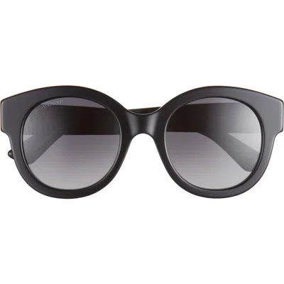 GUCCI GUCCI 51MM ROUND POLARIZED SUNGLASSES