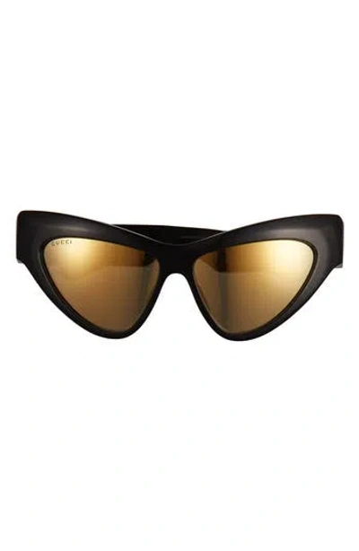 GUCCI GUCCI 57MM CAT EYE SUNGLASSES