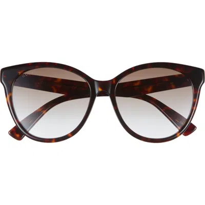 GUCCI GUCCI 57MM CAT EYE SUNGLASSES