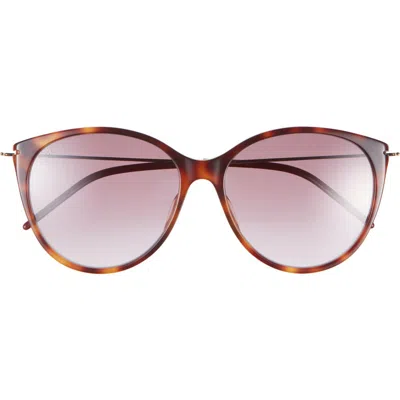 GUCCI GUCCI 58MM CAT EYE SUNGLASSES