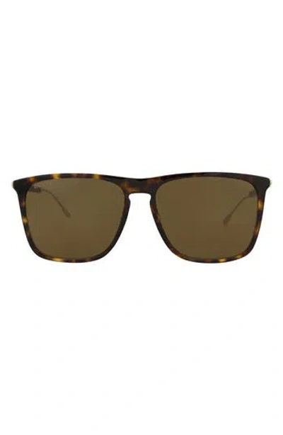 GUCCI GUCCI 58MM SQUARE SUNGLASSES