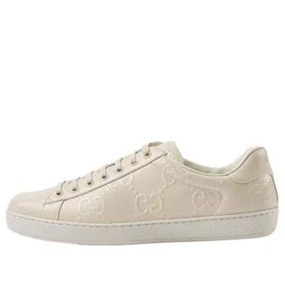GUCCI Gucci Ace 'GG Embossed - White'