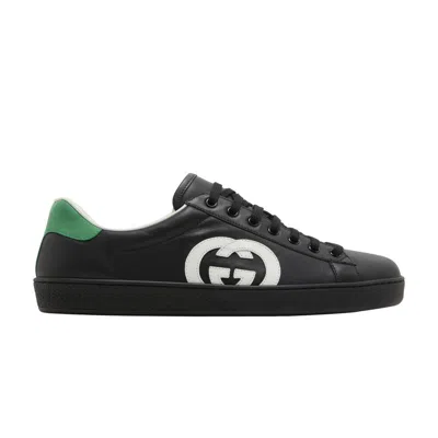 GUCCI GUCCI ACE 'INTERLOCKING G - BLACK WHITE'
