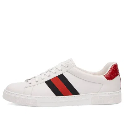 GUCCI Gucci Ace Leather 'Red'