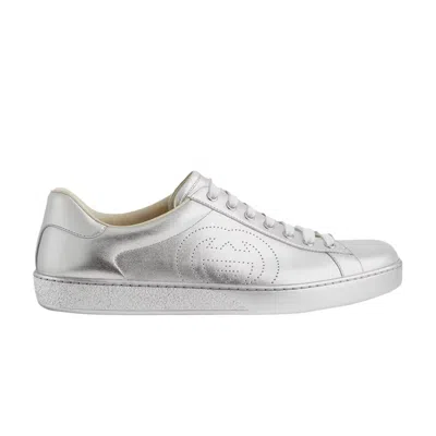 GUCCI GUCCI ACE 'METALLIC SILVER'