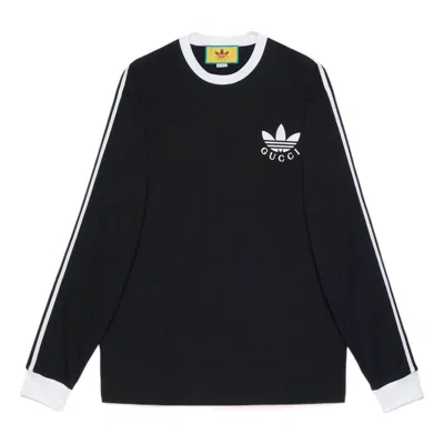 GUCCI Adidas X Gucci long sleeve T-shirt 'Black'