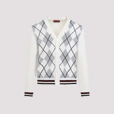 GUCCI ARGYLE LUREX CARDIGAN