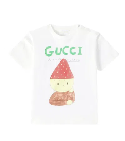 GUCCI X NAON JEONG BABY COTTON JERSEY T-SHIRT