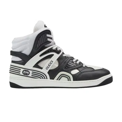 GUCCI GUCCI BASKET HIGH 'BLACK WHITE'
