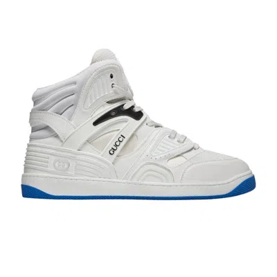 GUCCI GUCCI BASKET HIGH SNEAKER 'WHITE BLUE'