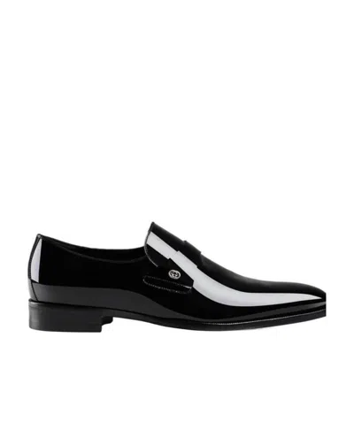GUCCI BLACK LOGO BUSINESS CASUAL SHOES