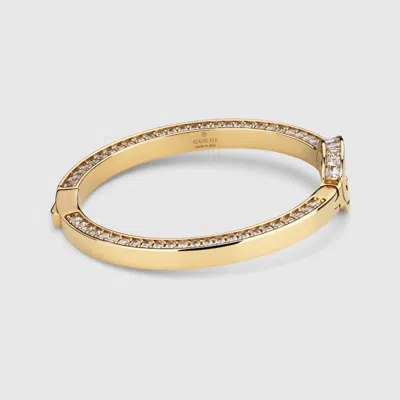 GUCCI GUCCI BLONDIE CRYSTAL BANGLE BRACELET