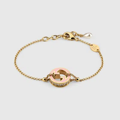 GUCCI GUCCI BLONDIE ENAMEL CHARM BRACELET