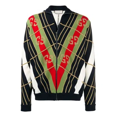 GUCCI Gucci Bomber Knit Jacket 'Multicolor'