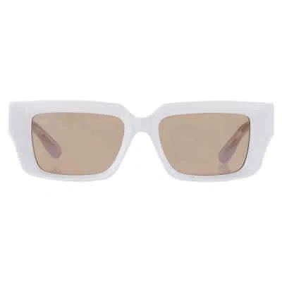 GUCCI GUCCI BROWN RECTANGULAR UNISEX SUNGLASSES GG1529S 004 54 GG1529S 004 54